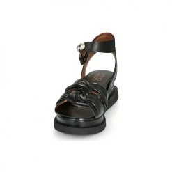 Chaussures Femme Sandales et Nu-pieds Airstep / A.S.98 LAGOS NODE Noir -Sandales Soldes Boutique 18906515 500 C