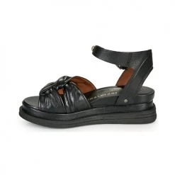 Chaussures Femme Sandales et Nu-pieds Airstep / A.S.98 LAGOS NODE Noir -Sandales Soldes Boutique 18906515 500 D