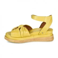 Chaussures Femme Sandales et Nu-pieds Airstep / A.S.98 LAGOS NODE Jaune -Sandales Soldes Boutique 18906516 500 D