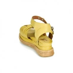 Chaussures Femme Sandales et Nu-pieds Airstep / A.S.98 LAGOS NODE Jaune -Sandales Soldes Boutique 18906516 500 E