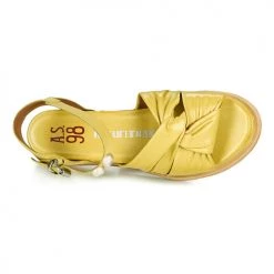 Chaussures Femme Sandales et Nu-pieds Airstep / A.S.98 LAGOS NODE Jaune -Sandales Soldes Boutique 18906516 500 F