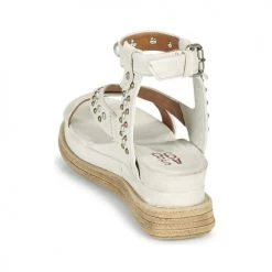 Chaussures Femme Sandales et Nu-pieds Airstep / A.S.98 LAGOS STUD Gris / Beige -Sandales Soldes Boutique 18906518 500 E