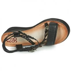 Chaussures Femme Sandales et Nu-pieds Airstep / A.S.98 NOA Noir -Sandales Soldes Boutique 18906519 500 F