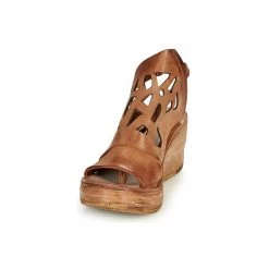 Chaussures Femme Sandales et Nu-pieds Airstep / A.S.98 NOA GRAPH Camel -Sandales Soldes Boutique 18906523 500 C