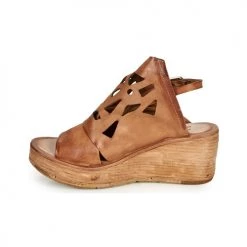 Chaussures Femme Sandales et Nu-pieds Airstep / A.S.98 NOA GRAPH Camel -Sandales Soldes Boutique 18906523 500 D