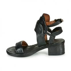 Chaussures Femme Sandales et Nu-pieds Airstep / A.S.98 KENYA BUCKLE Noir -Sandales Soldes Boutique 18906531 500 D