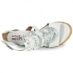 Chaussures Femme Sandales et Nu-pieds Airstep / A.S.98 BASILE 2 Blanc -Sandales Soldes Boutique 18906533 500 F