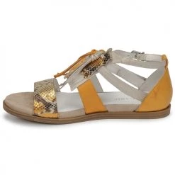 Chaussures Femme Sandales et Nu-pieds Regard BASTIL2 Jaune -Sandales Soldes Boutique 18906815 500 D