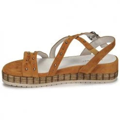 Chaussures Femme Sandales et Nu-pieds Regard CLAIRAC Marron -Sandales Soldes Boutique 18906827 500 D