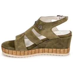 Chaussures Femme Sandales et Nu-pieds Regard DOLLIS Kaki -Sandales Soldes Boutique 18906829 500 D