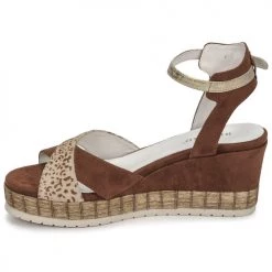 Chaussures Femme Sandales et Nu-pieds Regard DOUAI Marron -Sandales Soldes Boutique 18906830 500 D