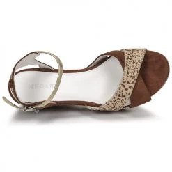 Chaussures Femme Sandales et Nu-pieds Regard DOUAI Marron -Sandales Soldes Boutique 18906830 500 F