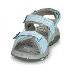 Chaussures Enfant Sandales et Nu-pieds Kangaroos K-LENI Bleu / Gris -Sandales Soldes Boutique 18912674 500 C