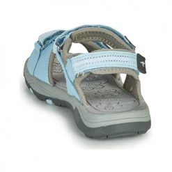 Chaussures Enfant Sandales et Nu-pieds Kangaroos K-LENI Bleu / Gris -Sandales Soldes Boutique 18912674 500 E