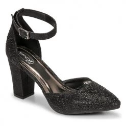 Chaussures Femme Sandales et Nu-pieds Spot on F90092 Noir