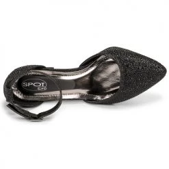 Chaussures Femme Sandales et Nu-pieds Spot on F90092 Noir -Sandales Soldes Boutique 18912740 500 F