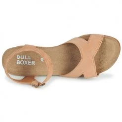 Chaussures Femme Sandales et Nu-pieds Bullboxer 502000E2C Beige -Sandales Soldes Boutique 18916715 500 F