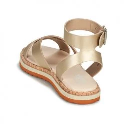 Chaussures Femme Sandales et Nu-pieds Bullboxer 053001F1S Doré -Sandales Soldes Boutique 18916716 500 E