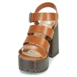 Chaussures Femme Sandales et Nu-pieds Emmshu DITA Cognac -Sandales Soldes Boutique 18916911 500 C