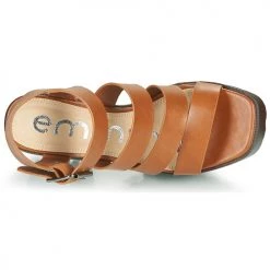 Chaussures Femme Sandales et Nu-pieds Emmshu DITA Cognac -Sandales Soldes Boutique 18916911 500 F
