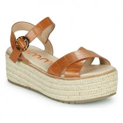 Chaussures Femme Sandales et Nu-pieds Emmshu NESA Cognac