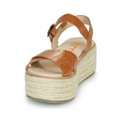Chaussures Femme Sandales et Nu-pieds Emmshu NESA Cognac -Sandales Soldes Boutique 18916918 500 C