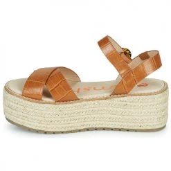Chaussures Femme Sandales et Nu-pieds Emmshu NESA Cognac -Sandales Soldes Boutique 18916918 500 D