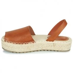 Chaussures Femme Sandales et Nu-pieds Emmshu LUZIA Cognac -Sandales Soldes Boutique 18916920 500 D