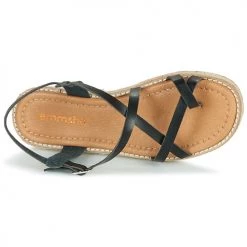 Chaussures Femme Sandales et Nu-pieds Emmshu ALTHEA Noir -Sandales Soldes Boutique 18916922 500 F