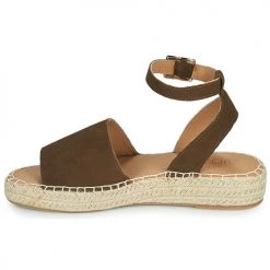 Chaussures Femme Sandales et Nu-pieds Esprit CLARA Marron -Sandales Soldes Boutique 18917038 500 D