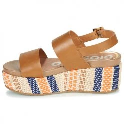 Chaussures Femme Sandales et Nu-pieds Gioseppo COWLEY Cognac -Sandales Soldes Boutique 18917235 500 D