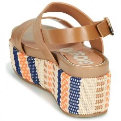 Chaussures Femme Sandales et Nu-pieds Gioseppo COWLEY Cognac -Sandales Soldes Boutique 18917235 500 E