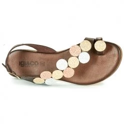 Chaussures Femme Sandales et Nu-pieds IgI&CO CROPPA Marron -Sandales Soldes Boutique 18918539 500 F