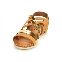 Chaussures Femme Sandales et Nu-pieds IgI&CO DREZZINA Cognac / Doré -Sandales Soldes Boutique 18918540 500 C