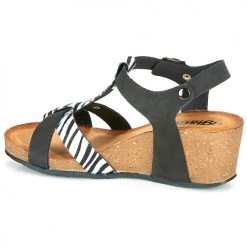 Chaussures Femme Sandales et Nu-pieds IgI&CO JOULIA Noir / Blanc -Sandales Soldes Boutique 18918544 500 D
