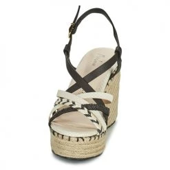 Chaussures Femme Sandales et Nu-pieds Menbur BALMUCCIA Noir / Blanc -Sandales Soldes Boutique 18918645 500 C