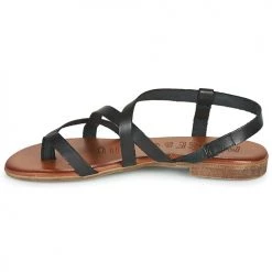 Chaussures Femme Sandales et Nu-pieds Musse & Cloud ESTELA Noir -Sandales Soldes Boutique 18918828 500 D