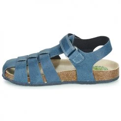 Chaussures Garçon Sandales et Nu-pieds Pablosky DAMMI Bleu -Sandales Soldes Boutique 18919174 500 D