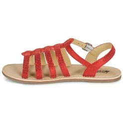 Chaussures Fille Sandales et Nu-pieds Citrouille et Compagnie MAYANA Rouge -Sandales Soldes Boutique 18919226 500 D