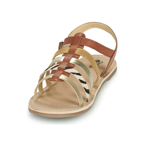 Chaussures Fille Sandales et Nu-pieds Citrouille et Compagnie MAYANA Tan 3 Chaussures Fille Sandales et Nu-pieds Citrouille et Compagnie MAYANA Tan – Image 3