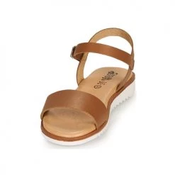 Chaussures Fille Sandales et Nu-pieds Citrouille et Compagnie GLAPOTTI Camel -Sandales Soldes Boutique 18919240 500 C