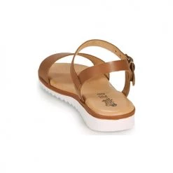 Chaussures Fille Sandales et Nu-pieds Citrouille et Compagnie GLAPOTTI Camel -Sandales Soldes Boutique 18919240 500 E
