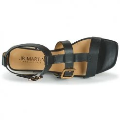 Chaussures Femme Sandales et Nu-pieds JB Martin HARIA Noir -Sandales Soldes Boutique 18931667 500 F