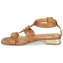 Chaussures Femme Sandales et Nu-pieds JB Martin HARIA Marron -Sandales Soldes Boutique 18931669 500 D