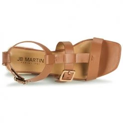 Chaussures Femme Sandales et Nu-pieds JB Martin HARIA Marron -Sandales Soldes Boutique 18931669 500 F