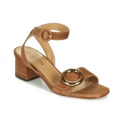 Chaussures Femme Sandales et Nu-pieds JB Martin OLAK Marron