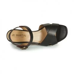 Chaussures Femme Sandales et Nu-pieds JB Martin OXIA Noir -Sandales Soldes Boutique 18931759 500 F