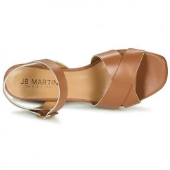 Chaussures Femme Sandales et Nu-pieds JB Martin OXIA Marron -Sandales Soldes Boutique 18931760 500 F
