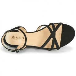 Chaussures Femme Sandales et Nu-pieds JB Martin BAOLI Noir -Sandales Soldes Boutique 18933405 500 F