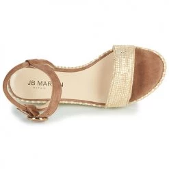 Chaussures Femme Sandales et Nu-pieds JB Martin 1JADENA Marron -Sandales Soldes Boutique 18940268 500 F